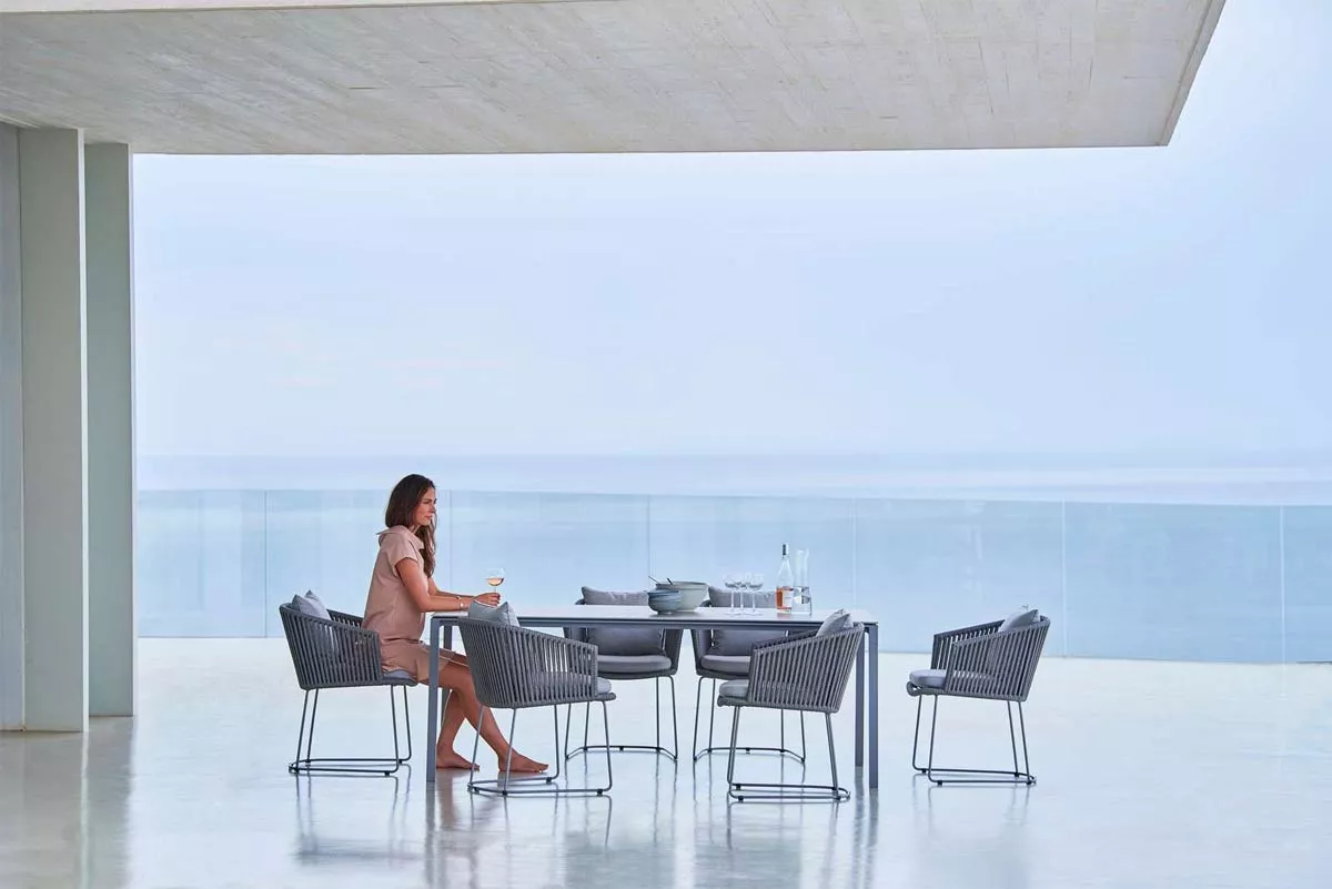 Cane-line Pure | Esstisch Pure 200 × 100 cm | -20% Purekampagne