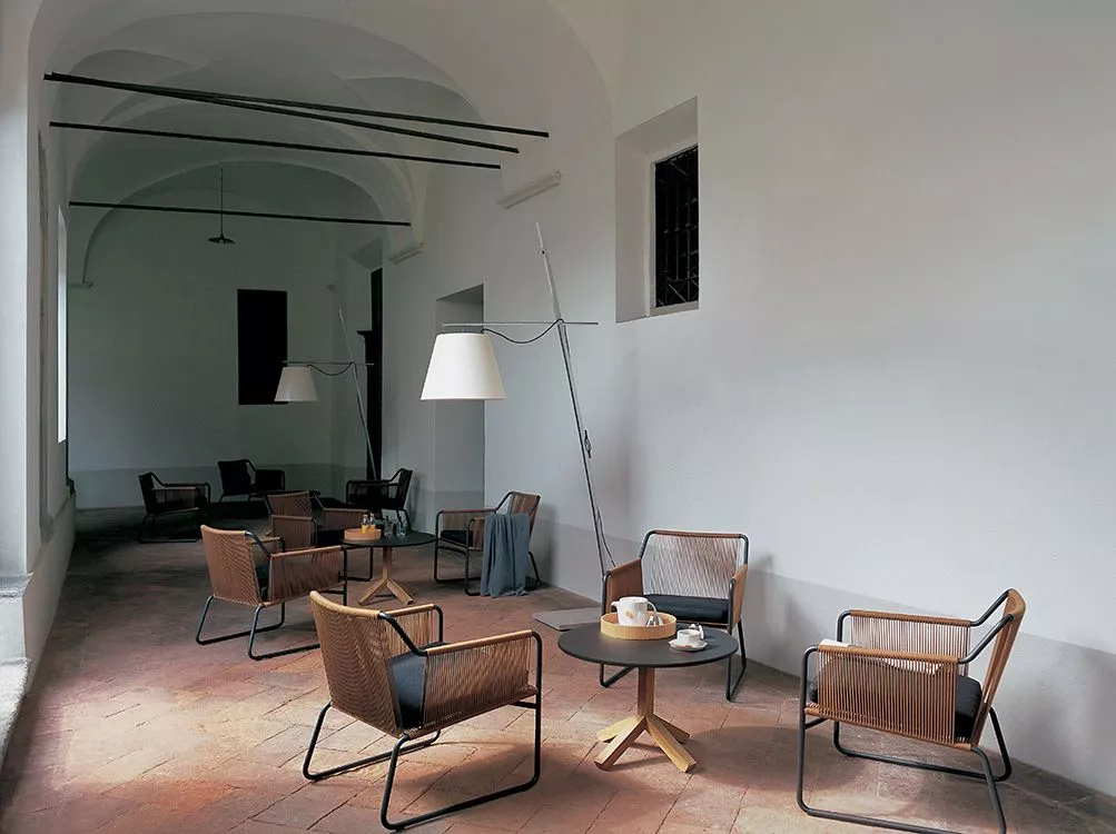 Roda Harp Loungesessel 768 • Geflecht Ø 7 mm