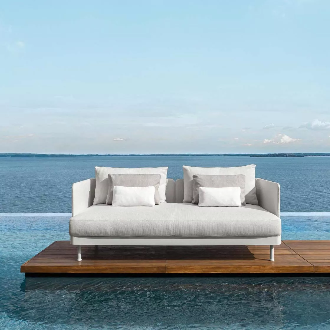 Talenti SLAM Loungehocker • Gartenhocker inklusive Polster