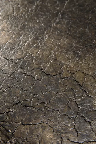 Ethnicraft - LUNA Couchtisch | Minerals Lava - Whiskey - 80 × 80 × 35 cm