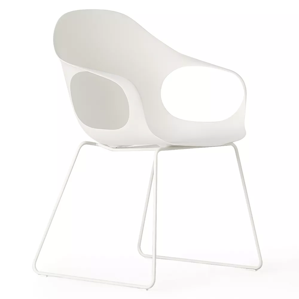 Kristalia ELEPHANT Stuhl mit Kufengestell