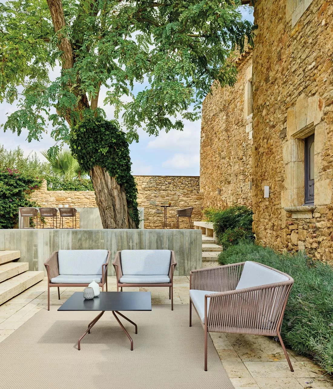 Point Weave Sonnenliege • Lounge Liege 163 cm