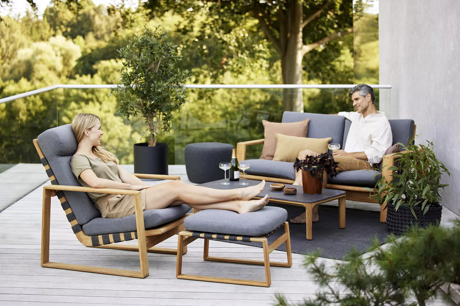 Cane-line Endless Soft Loungesessel