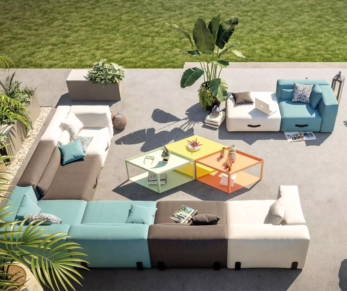 Conmoto Miami Loungesessel • Gartensessel 123 × 92 cm 
