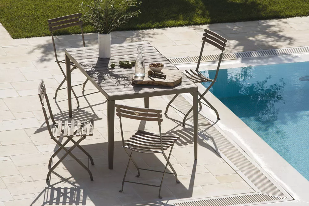 Ethimo Laren Essstuhl 2er-Set | klappbar