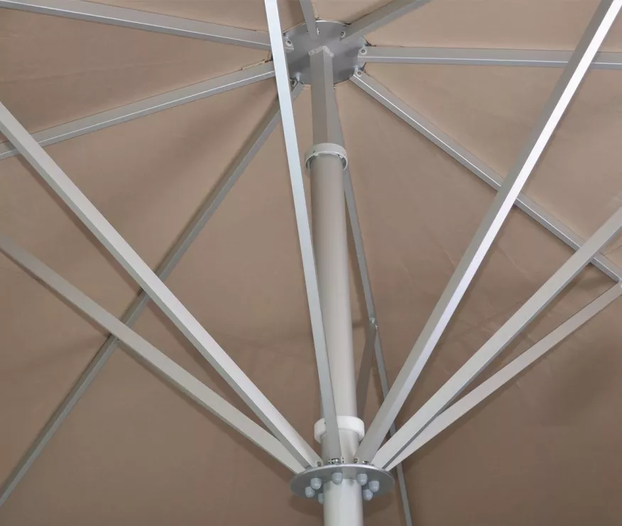 May Sonnenschirm Schattello | rund | 8-Teiler | ohne Volant | versch. Größen