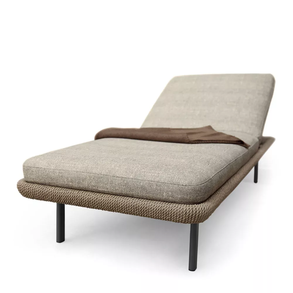 Varaschin Babylon Sonnenliege mit Räder 205 cm  