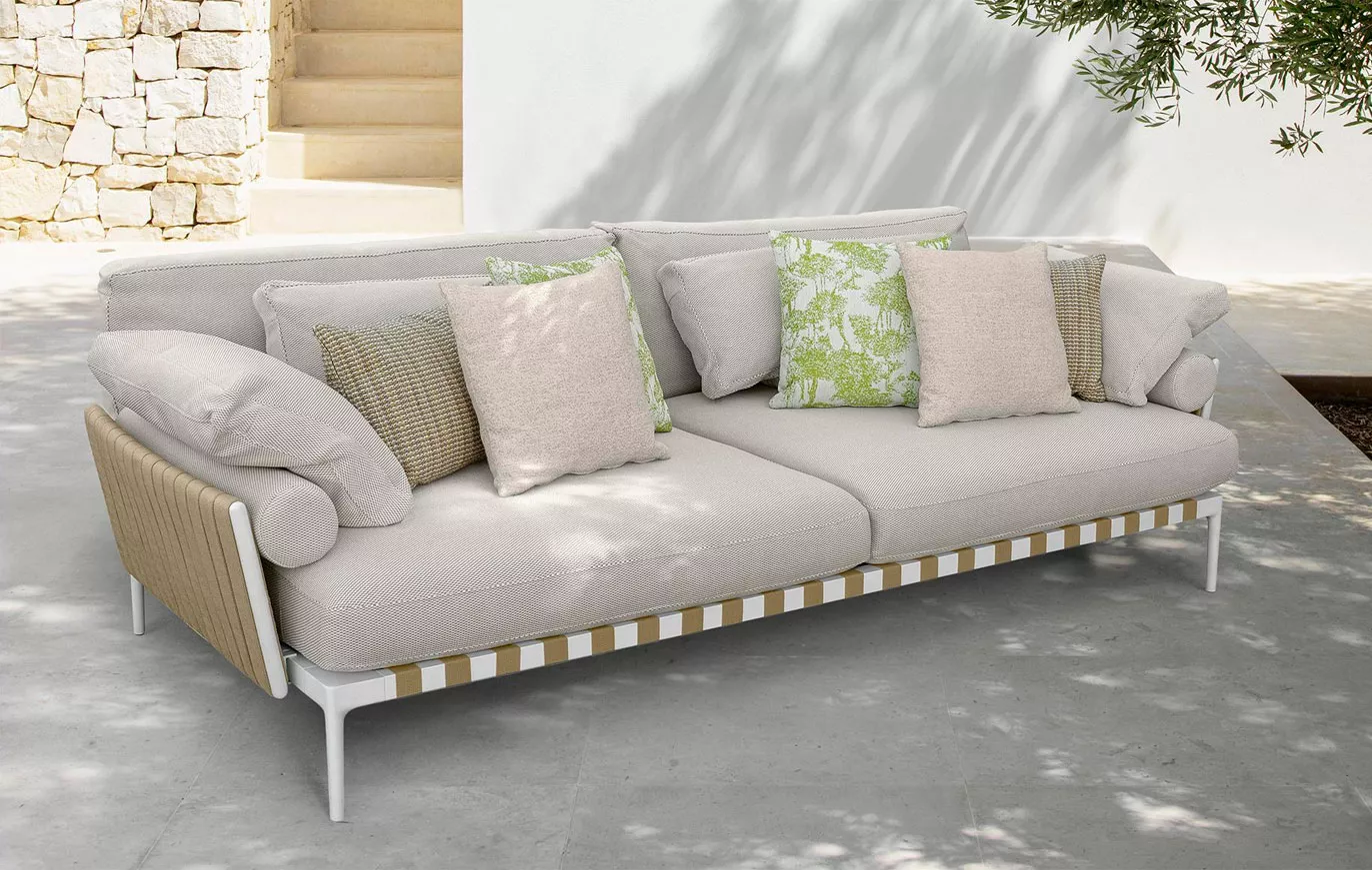 Talenti SALINAS Loungesofa 242 cm • inklusive Sitz-/Armlehn- & Rückenkissen