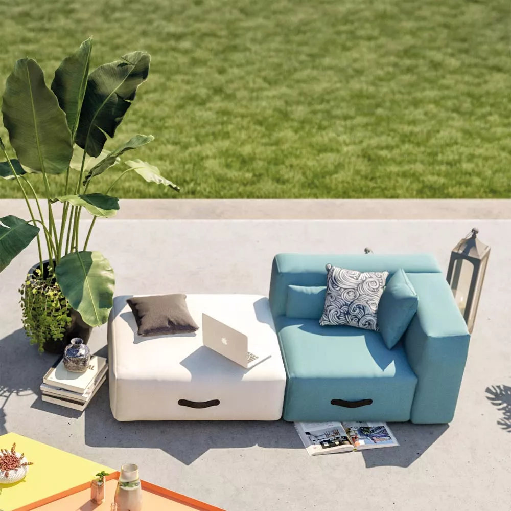 Conmoto Miami Loungesessel • Gartensessel 123 × 92 cm 