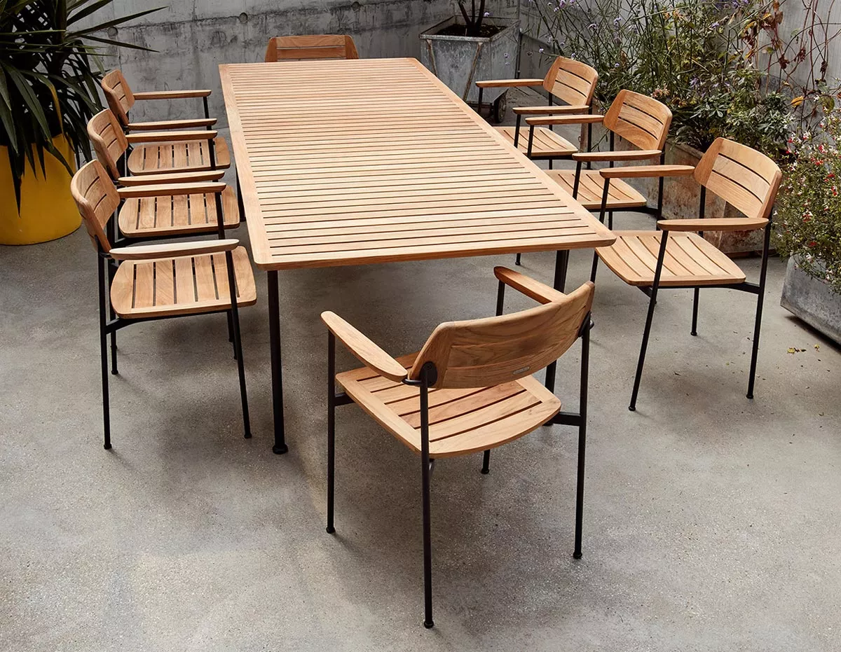 Barlow Tyrie Layout Gartenstuhl • Armlehnstuhl 60 × 53 cm