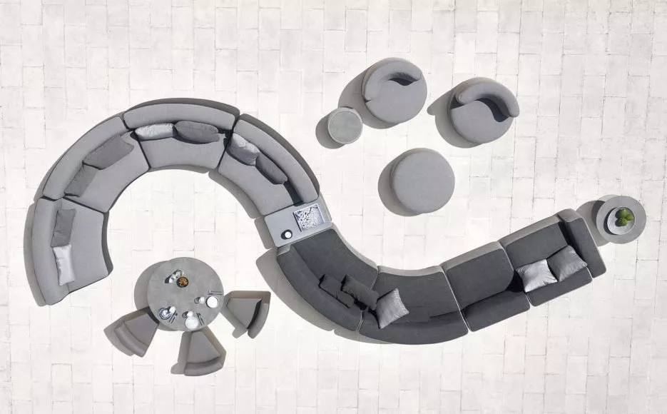 Varaschin Belt Loungesessel (EINFARBIG) Ø 90 cm 