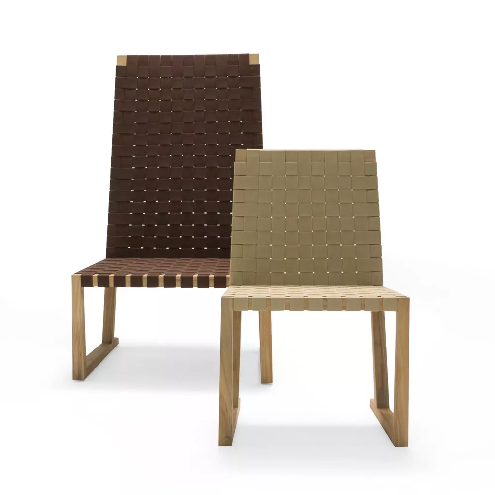 Andreu World Serena Teak Loungesessel • Gartensessel mit hoher Rückenlehne