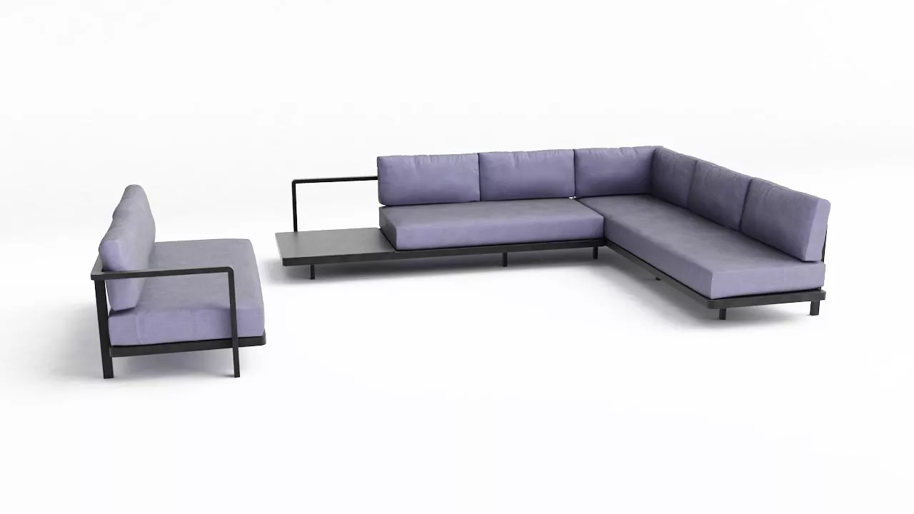 Royal Botania Red Label • Alura Lounge Ecksofa 01 • 245 cm rechts/links