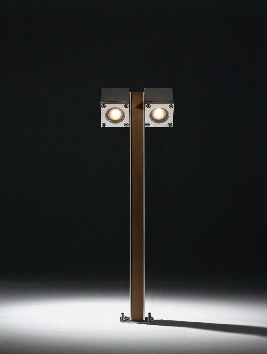 Royal Botania Q-BIC Leuchte 60 cm, Edelstahl