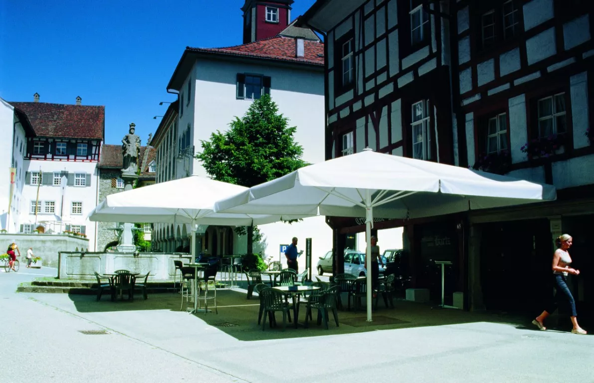 Glatz Gastronomie Sonnenschirm Castello Pro rechteckig 400 x 300 cm