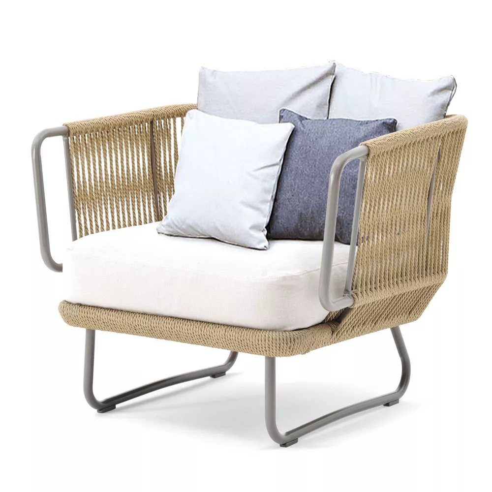 Varaschin Babylon Loungesessel 92 cm inkl. Kissen Set