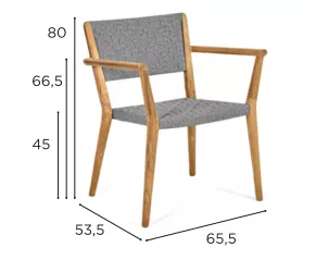 Royal Botania Vita Gartenstuhl - 50%-Outletrabatt