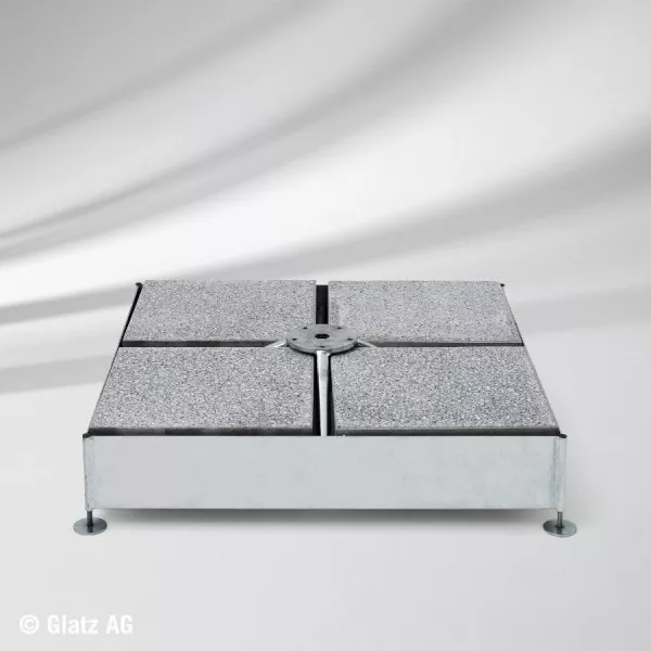 Glatz Betonelemente zu Sockel M4/M8/M16, 4 Stück Beton, ca. 240 kg