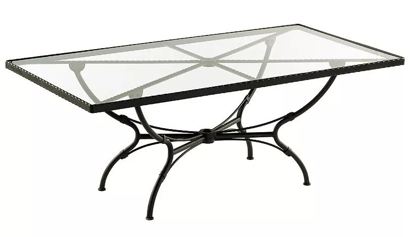 Sifas Kross Esstisch 200 × 100 cm  inkl. Glasplatte