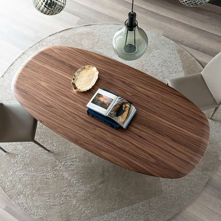 Cattelan Italia BOTERO WOOD Esstisch  •  Holzplatte  •  verschiedene Varianten