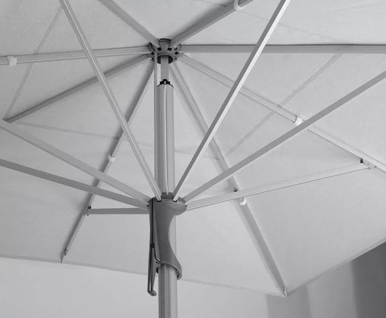 Glatz Gastronomie Sonnenschirm Castello Pro quadratisch 400 x 400 cm