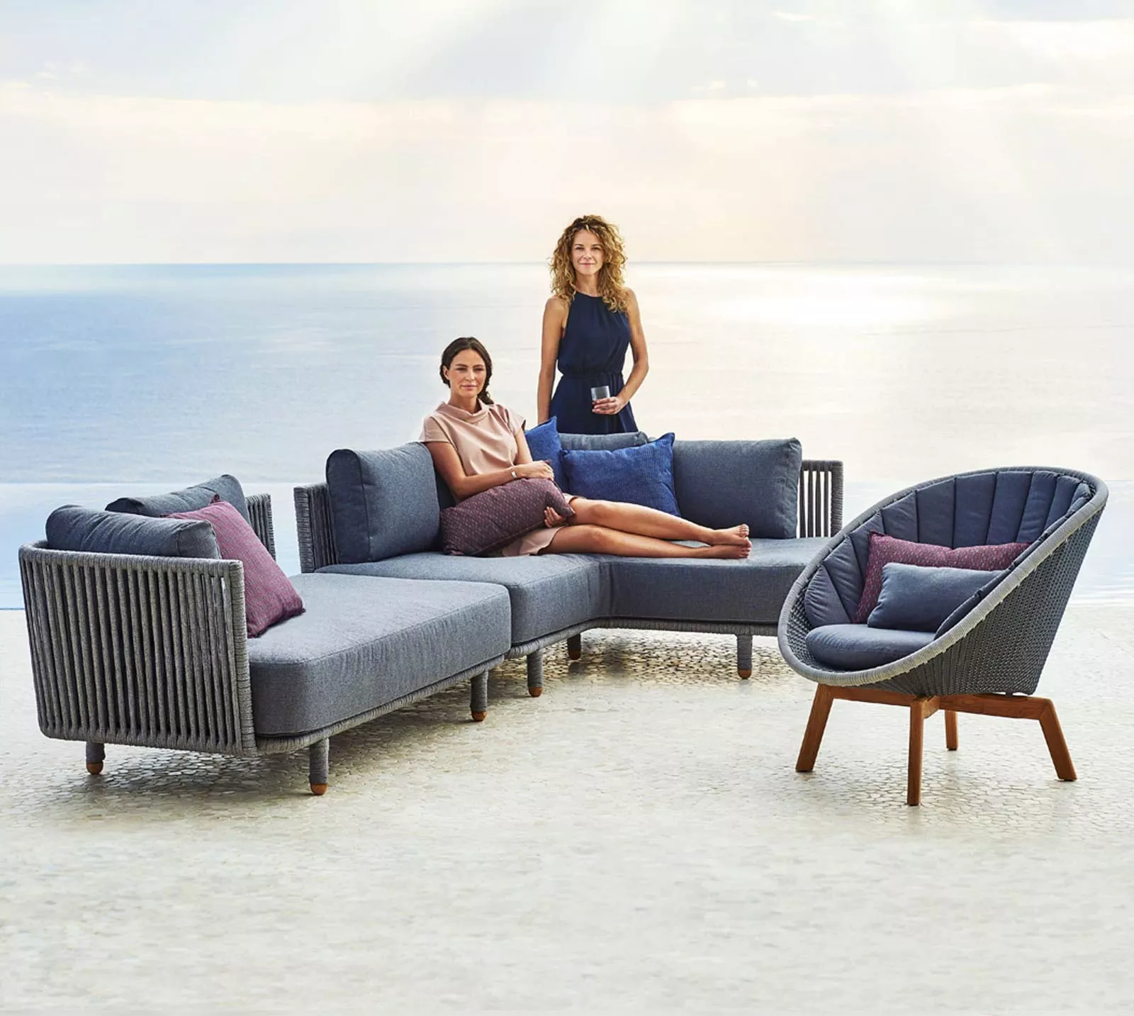 Cane-line Moments Gartenbank | Gartensofa 126 cm