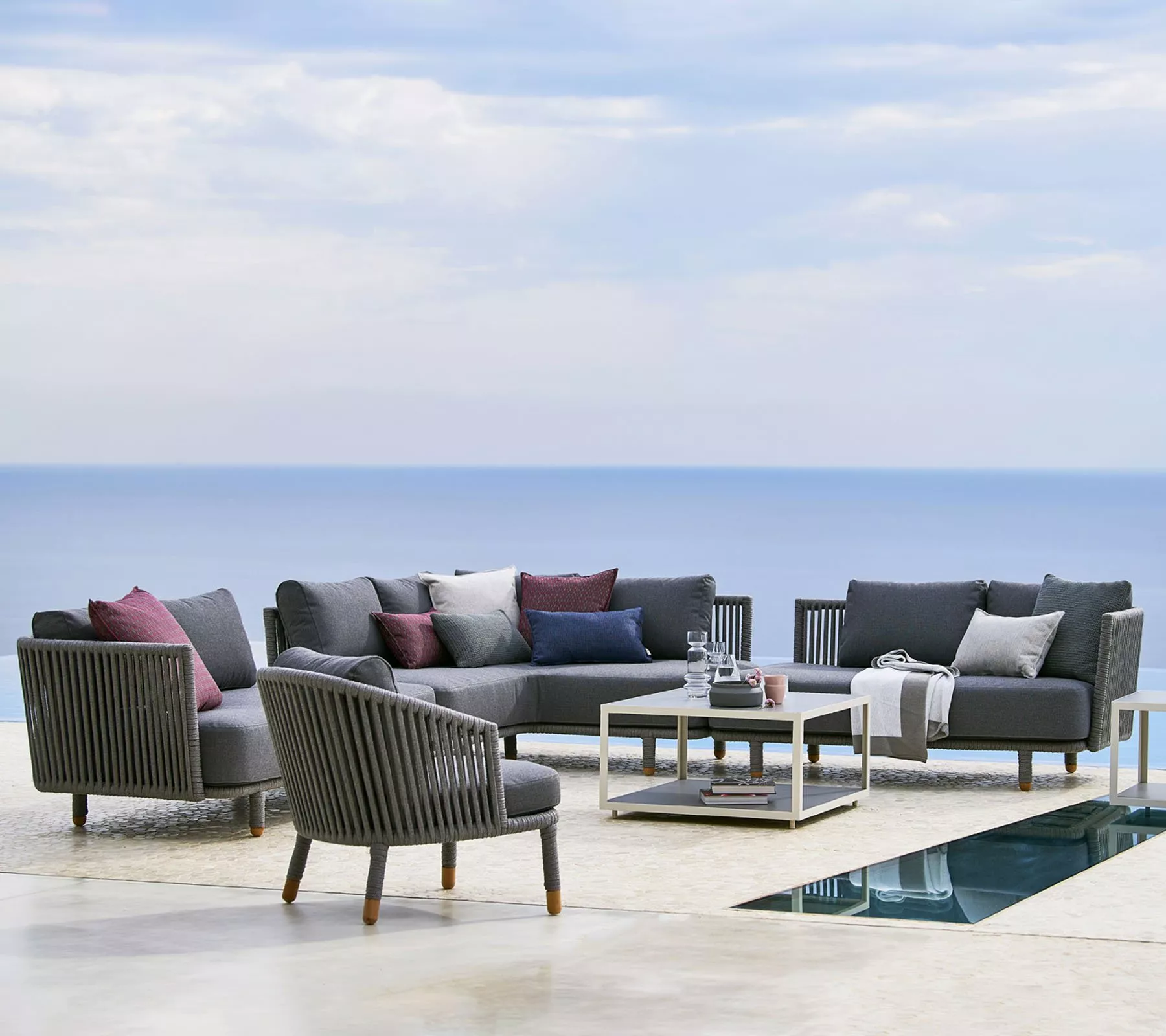 Cane-line Moments Gartenbank | Gartensofa 126 cm