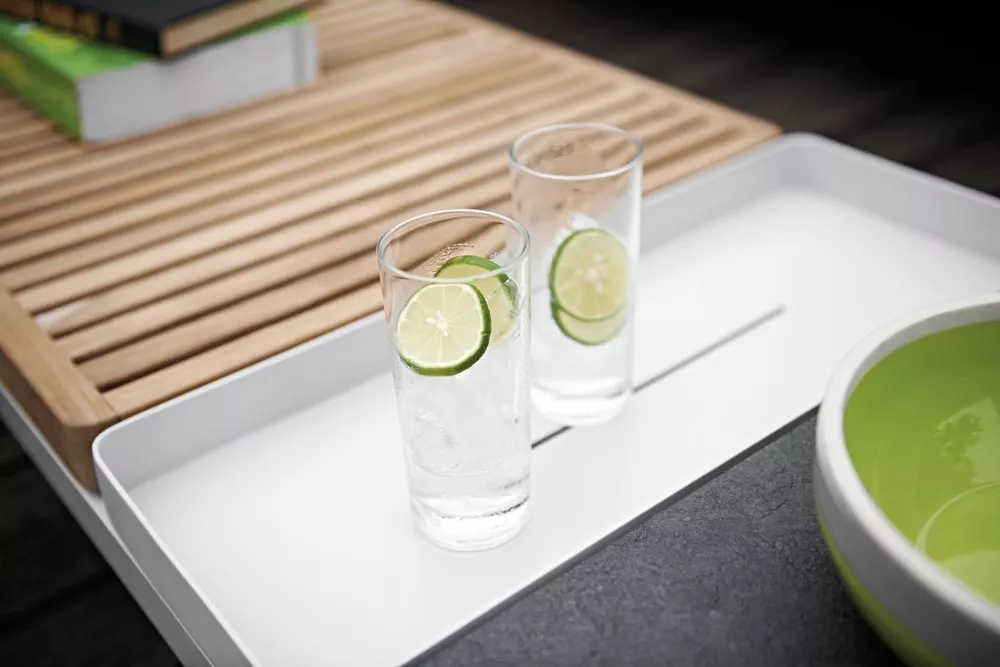 Gloster Grid Endmodul mit Keramik Ablage | L+R