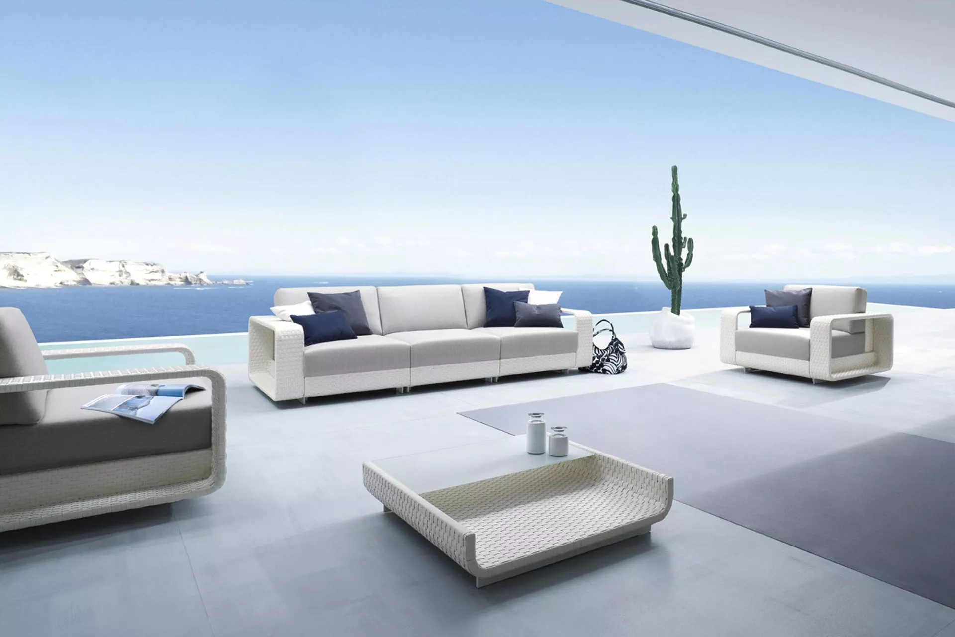 Roberti Hamptons Loungesofa 261 cm