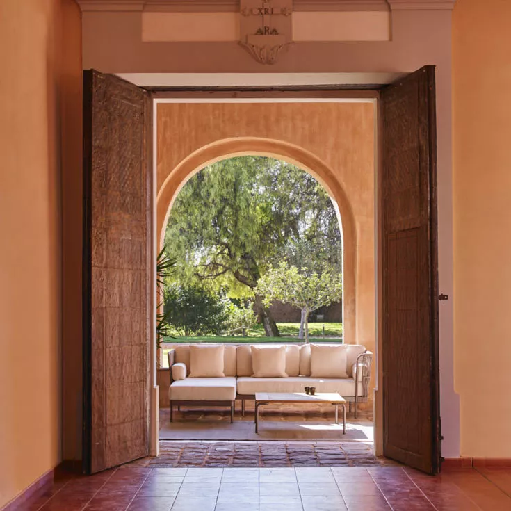 Point Weave Loungesofa Zweisitzer 162 cm