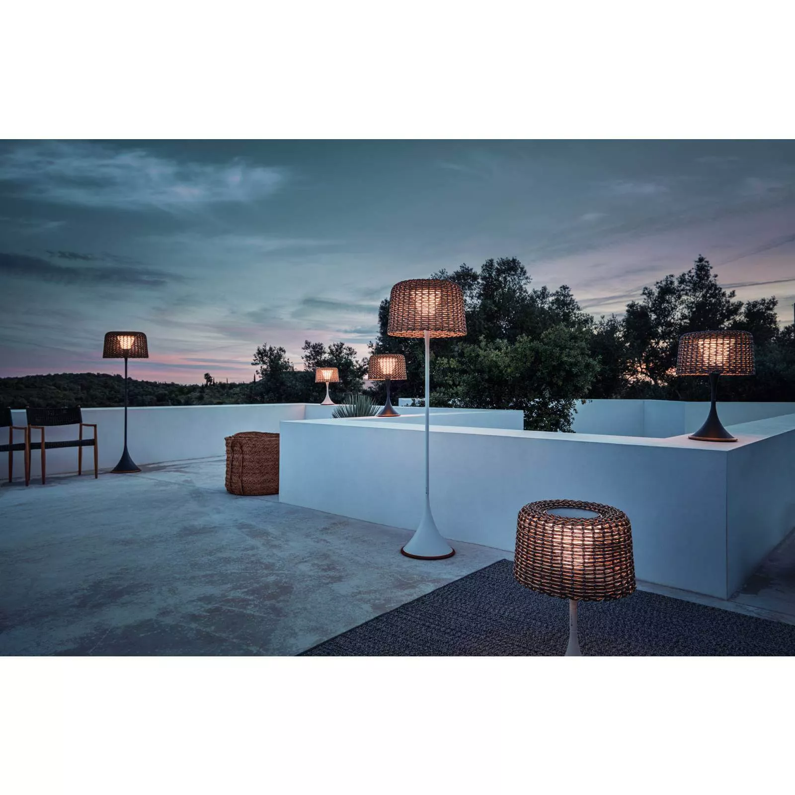 Gloster Ambient Mesh Lighting Stehlampe Ø 41 × 65 cm