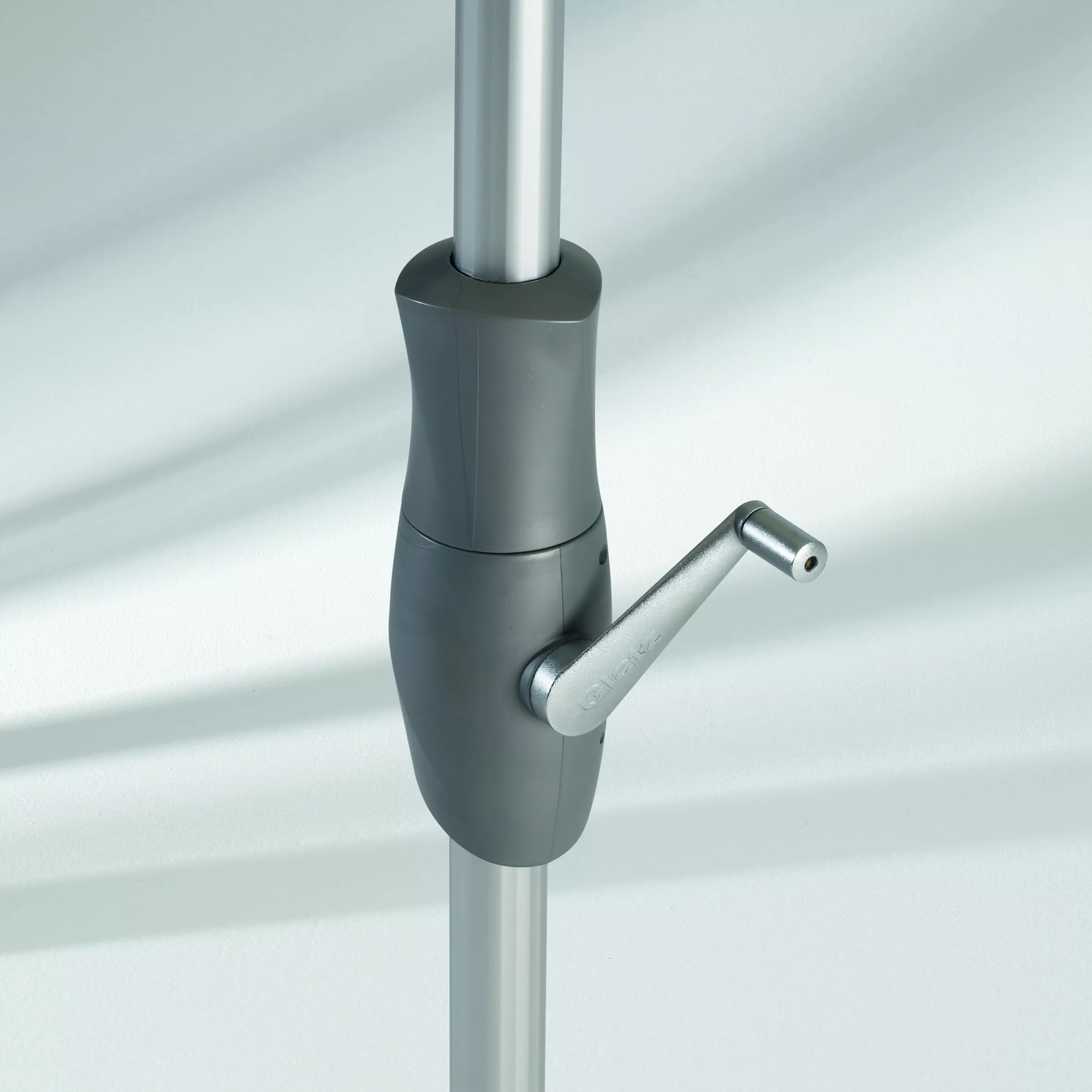 Glatz Sonnenschirm  Alu-Twist 250 x 200 cm, Ash - Express Lieferung