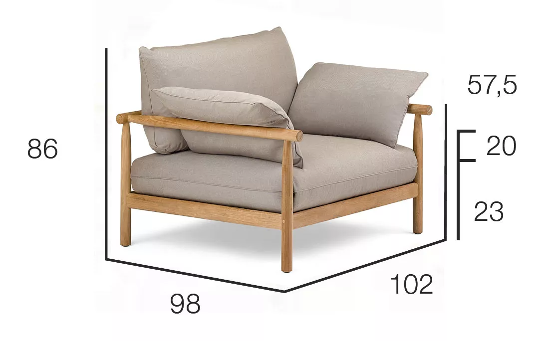 DEDON TIBBO Loungesessel XL 