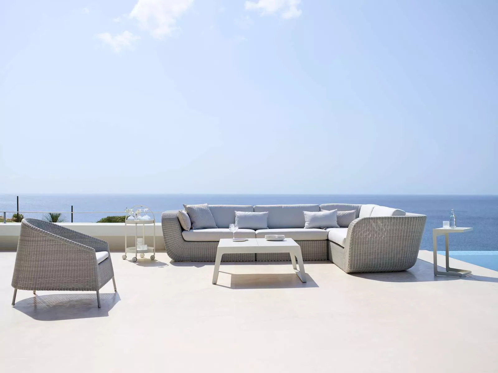 Cane-line Savannah Loungesofa Zweisitzer Modul links 135 cm