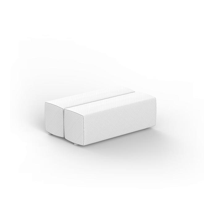 Vondom Tablet Loungehocker S • Gartenhocker 104 × 68 cm