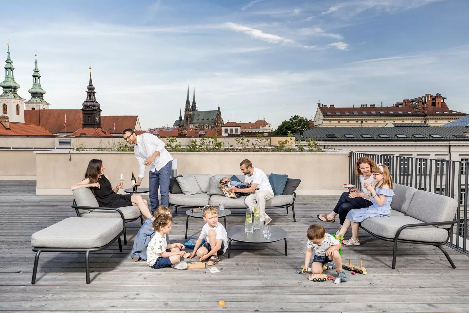 Todus Starling Gartensofa • Loungesofa 244 cm