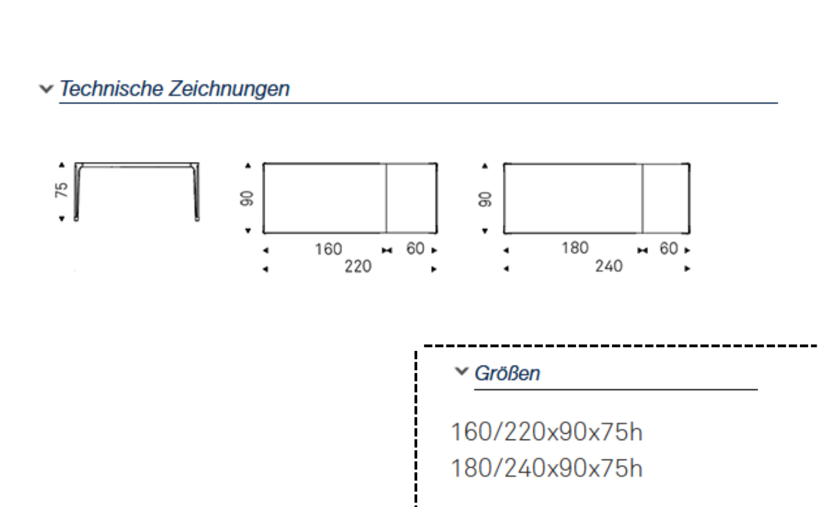 Cattelan Italia BOULEVARD KERAMIK DRIVE Tisch  •  verschiedene Varianten  •  ausziehbar