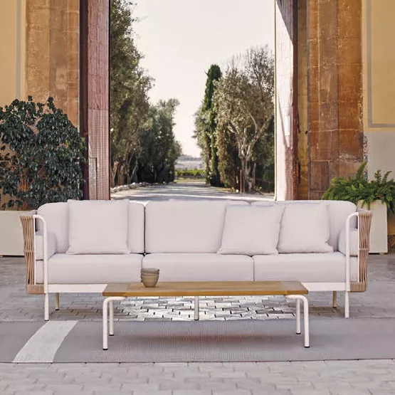 Point Weave Sonnenliege • Gartenliege 78 cm