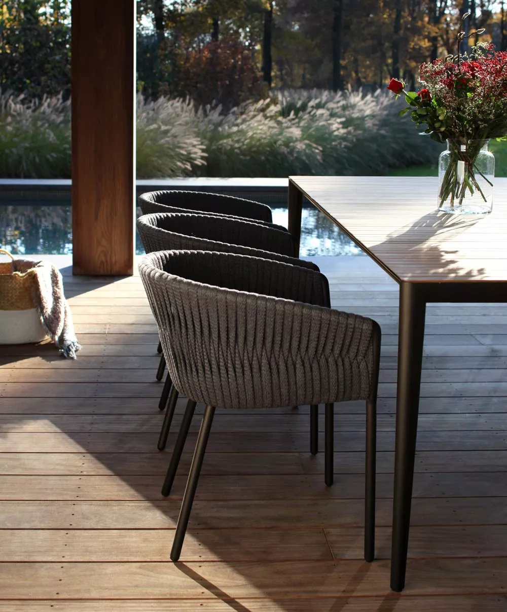 Royal Botania U-Nite Gartentisch 220 × 100 cm