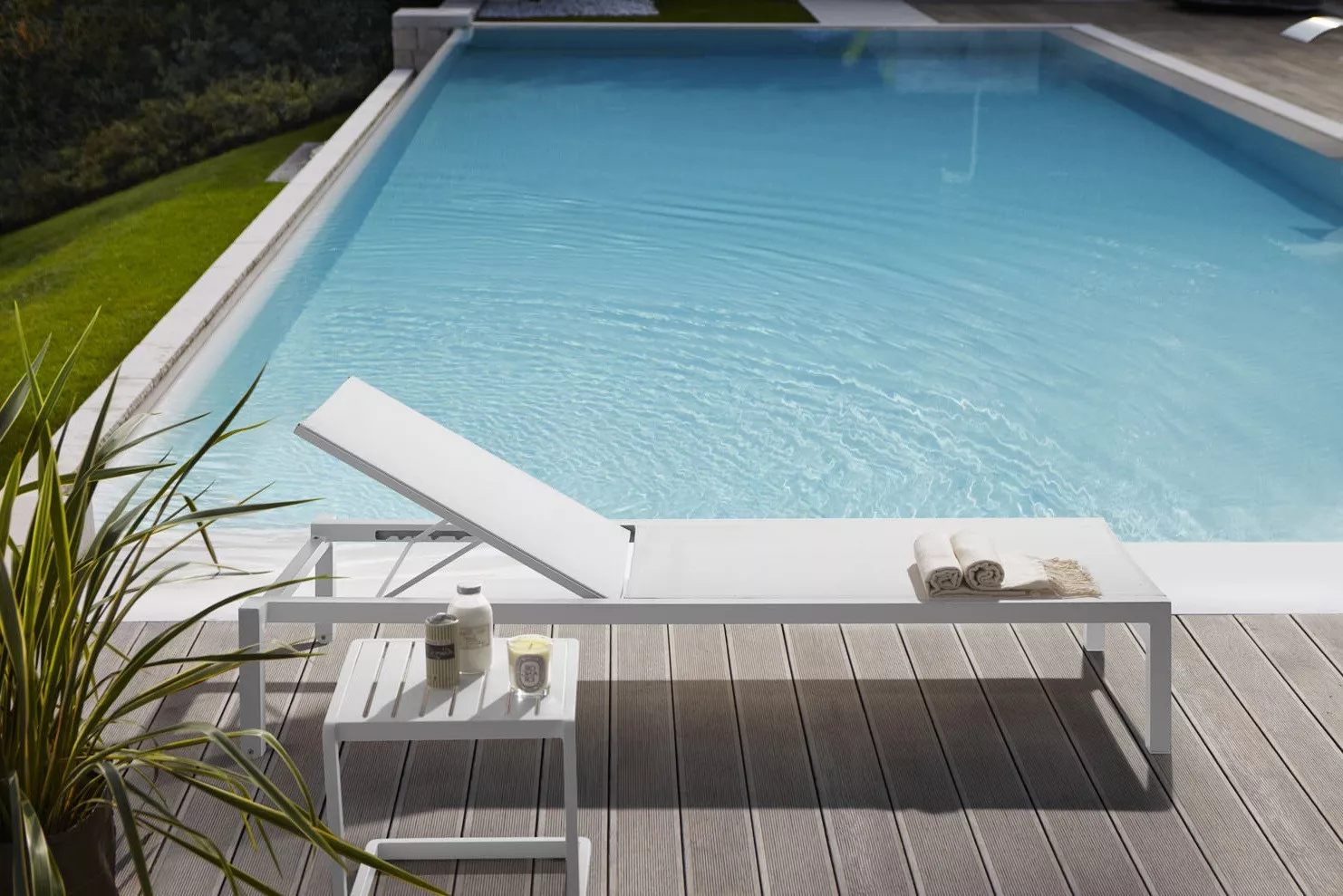 Roberti Samba Rio Sonnenliege, rollbar, stapelbar 78 × 195 cm