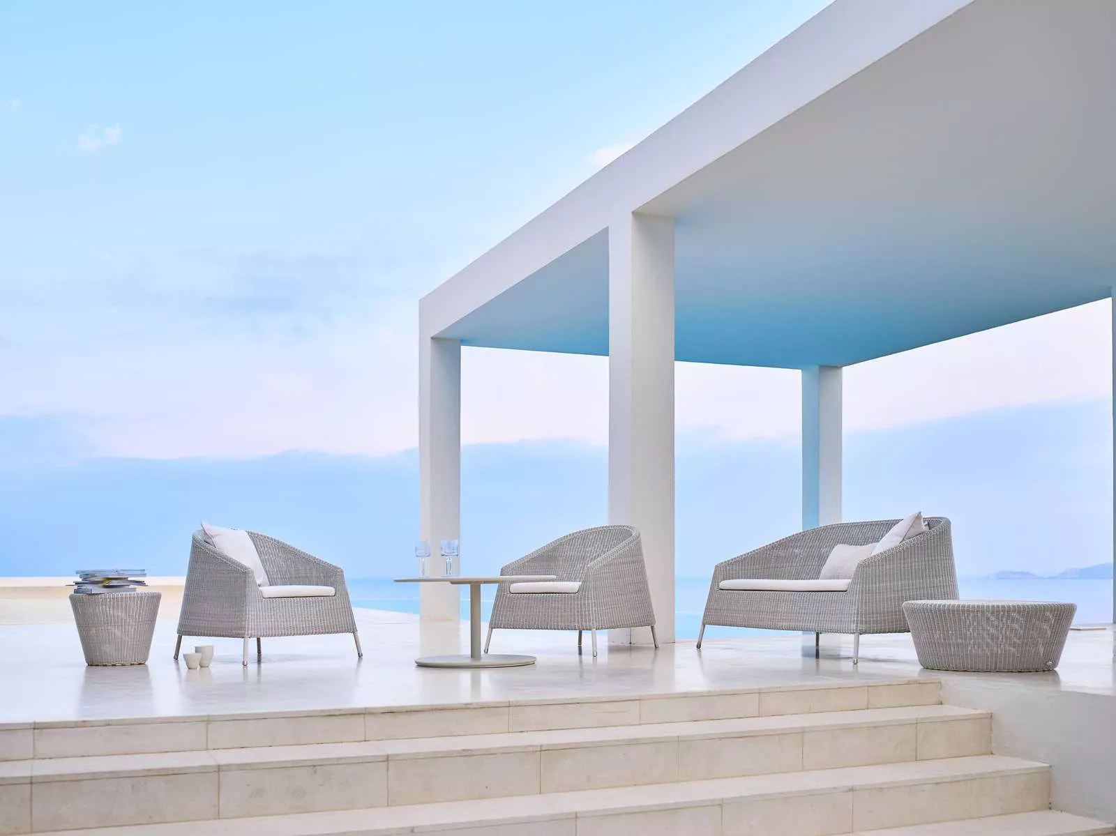 Cane-line Kingston Loungesessel Hochlehner 92 cm