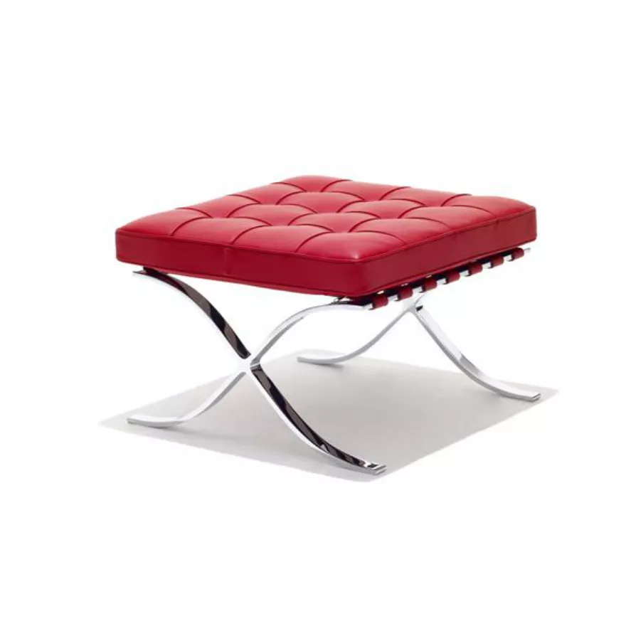 Knoll International • Barcelona Relax • Hocker • 59 x 59,5 x 39 cm