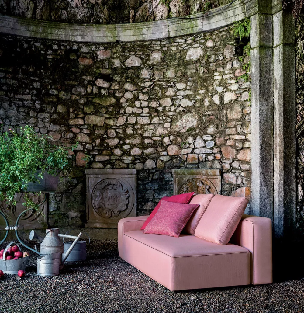 Roda Dandy Gartensofa • Loungemodul 001 + 004 • 225 × 97 cm