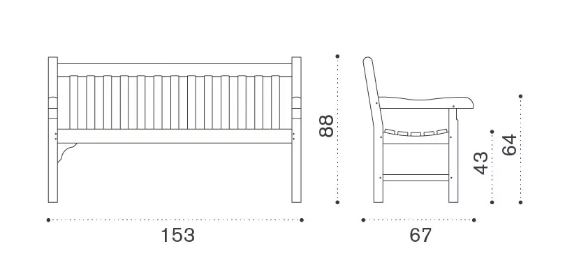 Ethimo Notting Hill Gartenbank