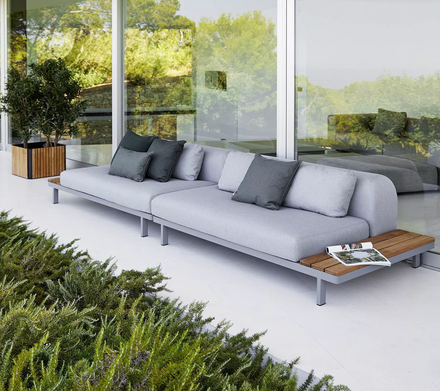 Cane-line Space Loungesofa Zweisitzer Modul links 180 cm