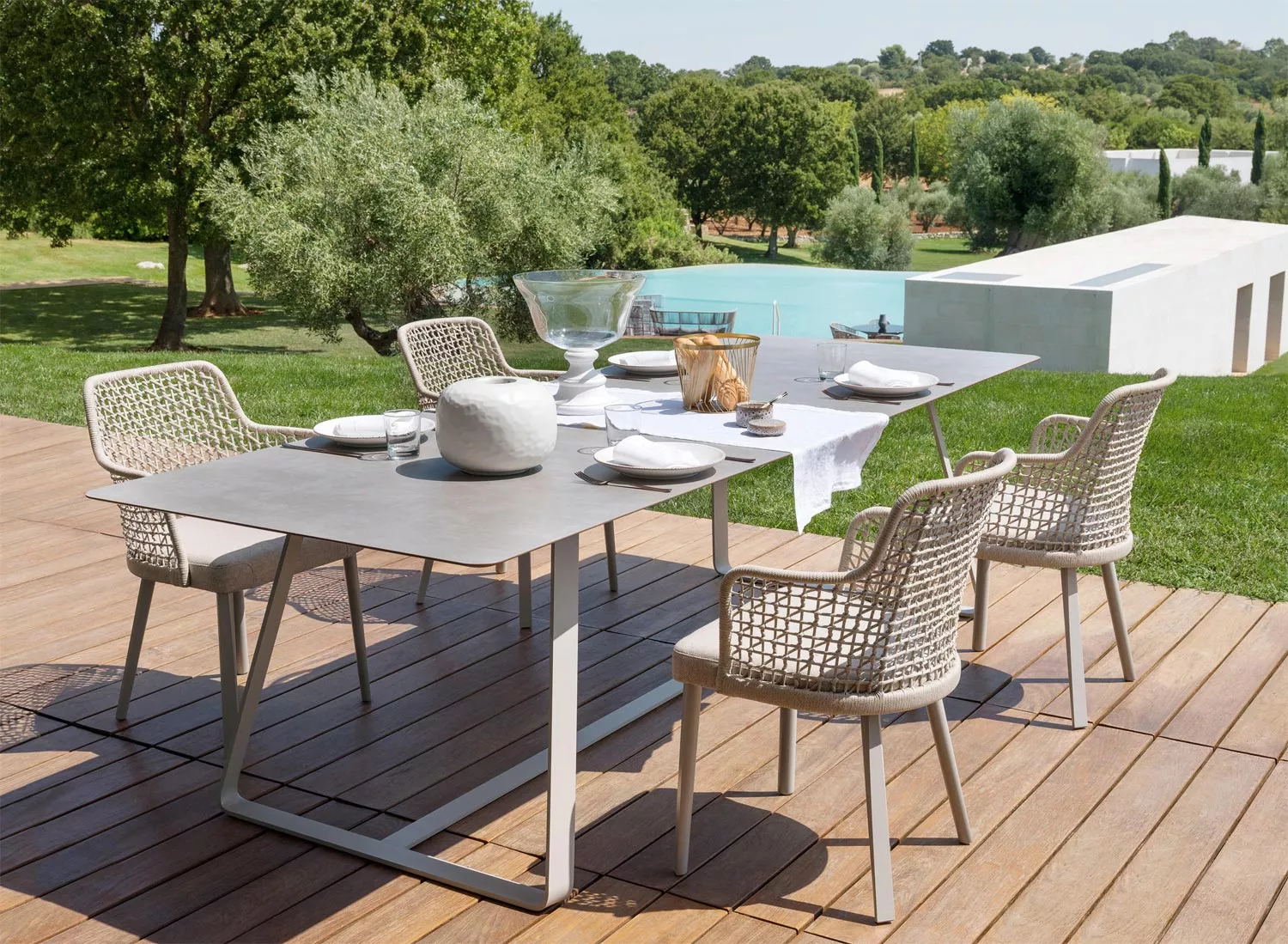 Varaschin Emma Gartenstuhl 48 cm • mit Aluminiumbeinen 