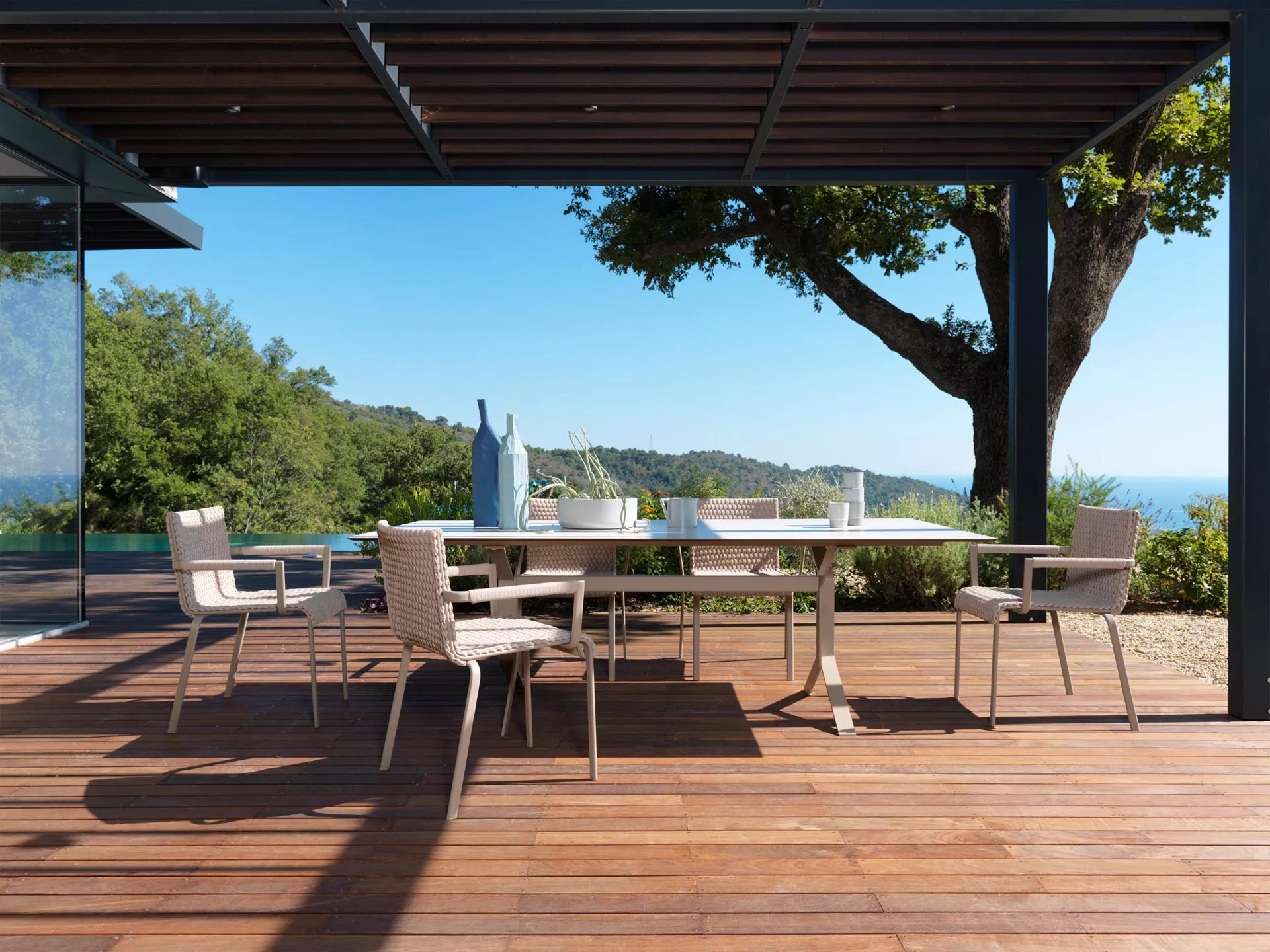 Roberti Key West Loungetisch / Clubtisch 74 × 72 cm 