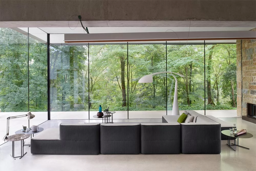 Varaschin Belt Loungesessel (Loungesofa Mittelmodul ZWEIFARBIG) 90 cm  