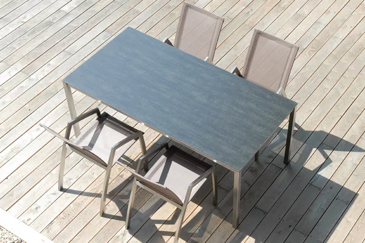 Todus Puro Esstisch 100 × 70 cm, HPL oder Keramikplatte