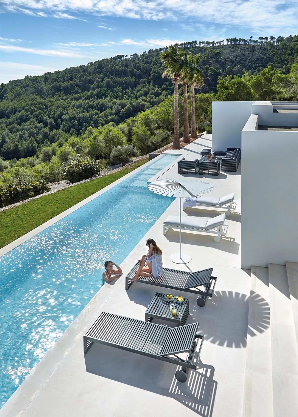 GANDIA BLASCO DNA Sonnenliege • Gartenliege 198 × 140 cm